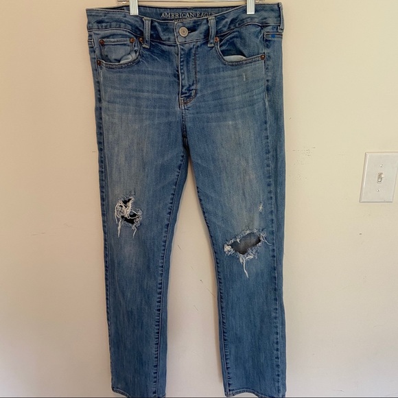 ae straight leg jeans